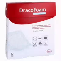 Dracofoam Infekt Haft Sensitiv Wundauf 10x10 Cm