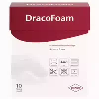 Dracofoam Schaumstoff Wundauflage 20x20 cm 10 st Verband