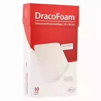 Dracofoam Schaumstoff Wundauflage 10x20 10 St
