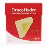 Dracohydro Dünn Hydrokolloide Wundauflage 10 X 10 Cm 10 St