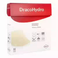 Dracohydro Hydrokoll Wundauflage 10x10 Cm 10 St Verband
