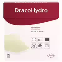Dracohydro Dünn Hydrokolloide Wundauflage 10 X 10 cm 10 st