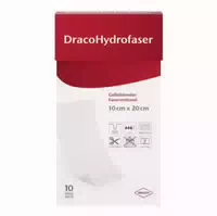 Dracohydrofaser 10x20 Cm Gelbildender Faserverband 10 St