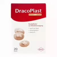 Dracoplast Soft Rundpflaster 2,2cm 20 st Pflaster