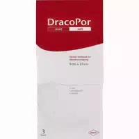 Dracopor Steril Soft Wundverband 9 cm X 25 cm 3 st Pflaster