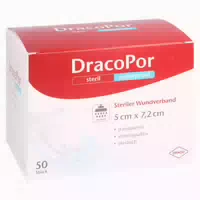 Dracopor Waterproof Wundverband 5x7,2 Cm 50 St