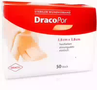Dracopor Wundverband 3,8 cm X 3,8 cm 10 Pflaster