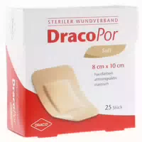 Dracopor Wundverband 8x10 Cm Steril Haut 25 St