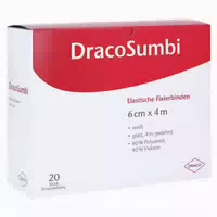 Dracosumbi Fixierbinde 6 Cmx4 M Weiß 20 St