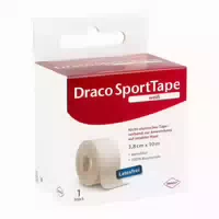 Dracotapeverband 3,8 Cmx10 M Weiß 1 St Verband