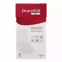 Dracotüll Silikon 10x20cm Silikonbesch Wundkont Aufl