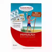 Piratoplast Jungen Pflasterzuschnitt 6x10 cm 6 st Pflaster