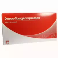 Saugkompressen 10x20 Cm Steril Draco 25 St Kompressen
