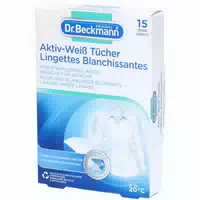 Dr Beckmann Aktiv Weiß Tücher für Strahlende Wäsche