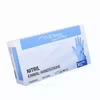 Dr Berger Nitril Einmalhandschuhe Latex und Puderfrei Blau Gr Xl