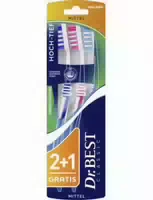 Dr Best Zahnbürsten Classic Hoch Tief Mittel