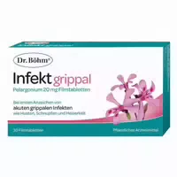 Dr Böhm Infekt Grippal Pelargonium 20 mg Filmtabletten