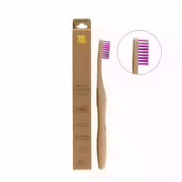 Dr Botanicals Bambuszahnbürste Lila
