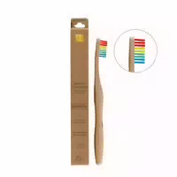 Dr Botanicals Bambuszahnbürste Regenbogen