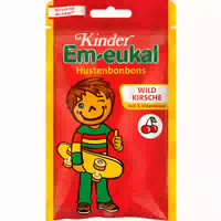 Kinder Em Eukal Wildkirsche Hustenbonbons Zuckerhaltig