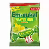 Em Eukal Vitamin Shot Sauer Gefüllt 75 G Bonbons