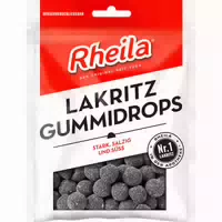 Rheila Lakritz Gummidrops mit Zucker 90 g Bonbons