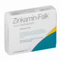 Zinkamin Falk 15 mg Hartkapseln 20 st