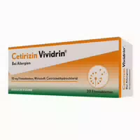 Cetirzin Vividrin Schnell Wirksame Allergietabletten 20 St