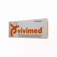 Vivimed Mit Coffein Gegen Kopfschmerzen, Schmerztabletten Mit Paracetamol 10 St Tabletten