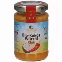 Dr Goerg Bio Kokos Würzöl Knoblauch Chili