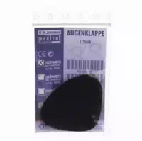 Augenklappe Mit Bindeband Schwarz 33000 1 St