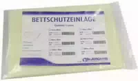 Bettschutzeinlage 150x90cm Gummi Creme