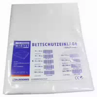 Dr Junghans Bettschutzeinlage 70x100cm Folie Frottee
