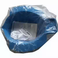 Bidet Becken Kunststoff Blau