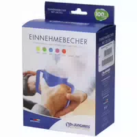 Dr Junghans Einnehmebecher 250 Ml Mit Griff Weiß 2 Deckel 4 12 Mm