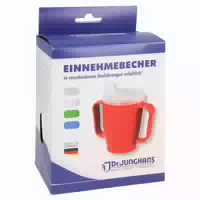 Einnehmebecher M Griff Deckel 4mm Weiß 1 St