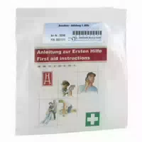 Erste Hilfe Anleitung Broschüre 1 St