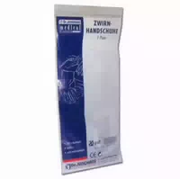 Zwirnhandschuhe Mittel 2 St