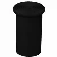 Krückenkapsel 20 mm Herren Schwarz 1 st