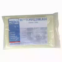 Bettschutzeinlage Gummi 90x120 cm Creme 1 st