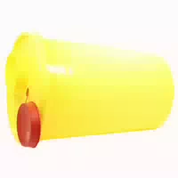 Kanüleneimer 2 l Gelb 1 st