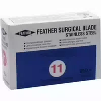 Skalpellklingen Einmal Fig 11 Feather 100 St