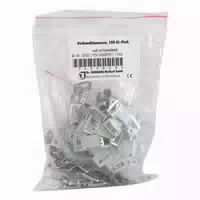 Verbandklammern Weiß mit Gummiband 50420 100 Stück