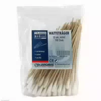 Wattestäbchen Holz 15 Cm Mittlerer Kopf 100 St