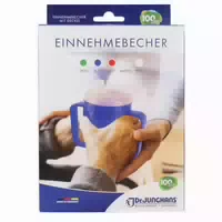 Dr Junghans Schnabelbecher 2 Griffe, 2 Deckel, Blau