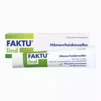 Faktu Lind Hämorrhoidensalbe bei Jucken, Nässen, Brennen, Entzündungen, Kleinen Blutungen, 50 g mit Applikator