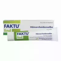 Faktu Lind Hämorrhoidensalbe Bei Jucken, Nässen, Brennen, Entzündungen, Kleinen Blutungen, 50 G Mit Applikator