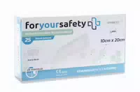 Dr Kuechler Medical 25 Stück Große Wundpflaster Steril, Latexfrei, 10x20cm