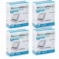 Dr Kuechler Medical Sparpaket Duschpflaster, Wundpflaster, Wasserfest, Steril 10 Cm X 10 Cm