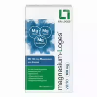 Magnesium Loges Vario 100 Mg Kapseln 180 St